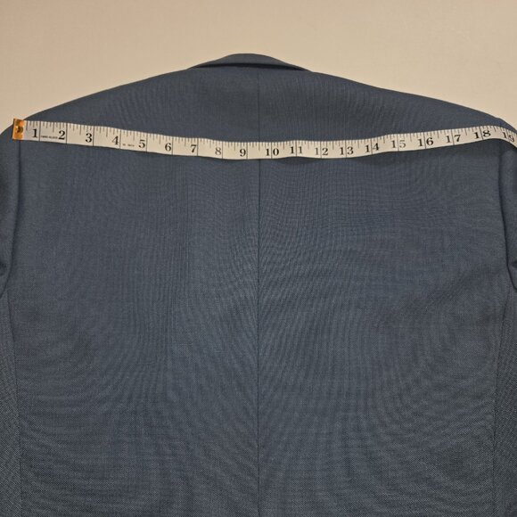 Vintage Hardwick Clothes Sport Coat Blazer Mens 43L Blue Sport Coat USA 2 Button - Picture 10 of 11